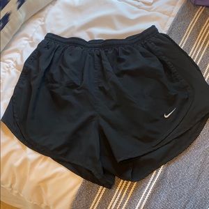 All black nike dri fit shorts